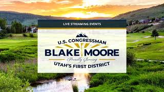 Congressman Blake Moore Hosts Telephone Town Hall March 24 Profile