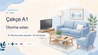 Çekçe A1: Oturma Odasında 30 Temel Kelime