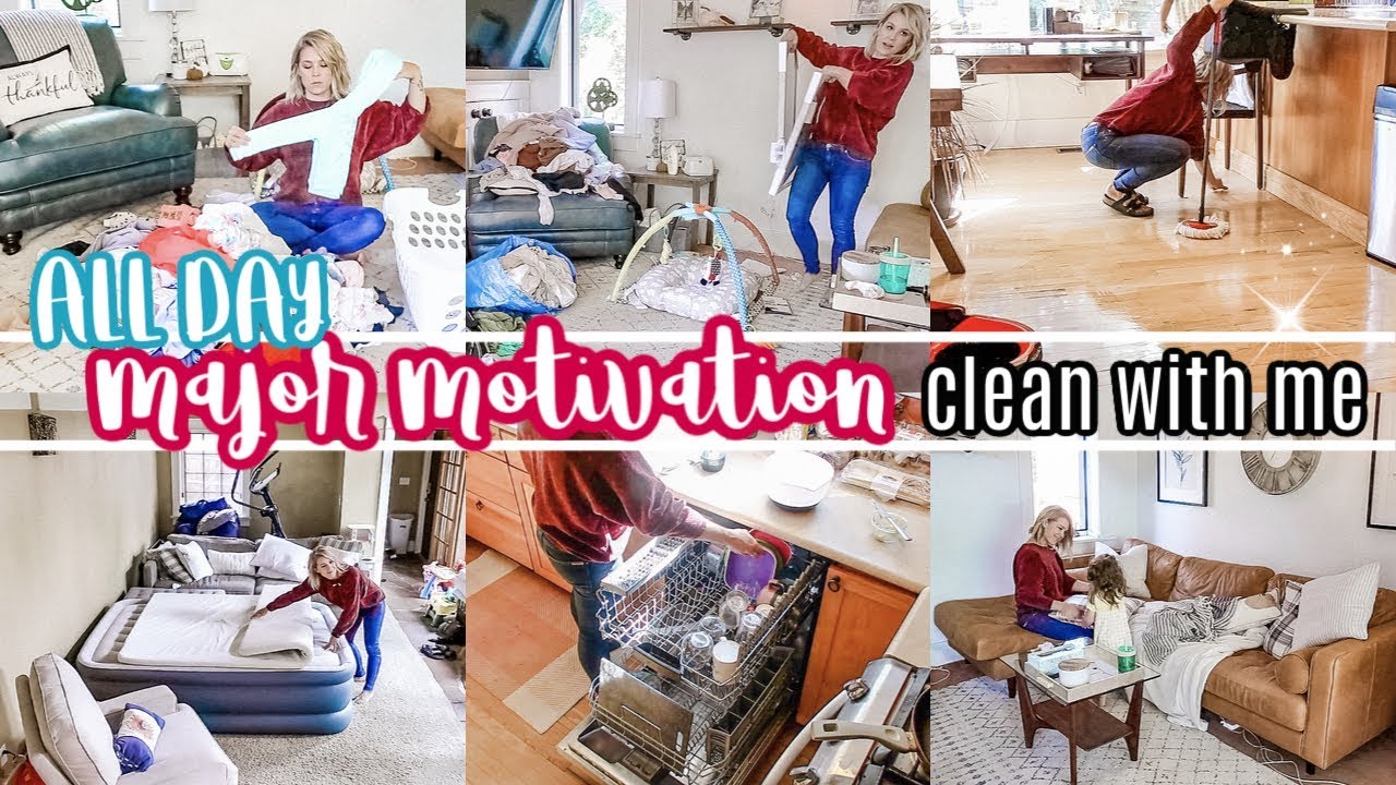 NEW! ALL DAY CLEAN WITH ME 2019 | EXTREME CLEANING MOTIVATION | PICKING ...