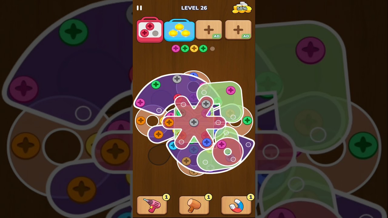 Lv. 26 / Woodle Screw Jam: Nuts & Bolts