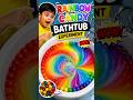 Ultimate Rainbow Candy BathTub Experiment with M&M's & Slime Cutting 🌈🍬 #shorts #satisfying #slime