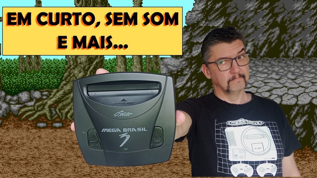 SONGA MEGA BRASIL- QUE RAIO DE CONSOLE É ESSE CLONE INUSITADO DO MEGADRIVE?