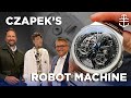 New Czapek Antarctique Rattrapante R.U.R with CEO Xavier de Roquemaurel