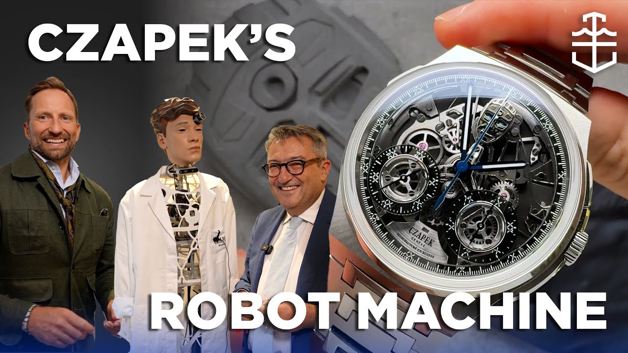 New Czapek Antarctique Rattrapante R.U.R with CEO Xavier de Roquemaurel