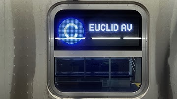 On board a Euclid Avenue bound R211T C train from 168 Street to Euclid Avenue