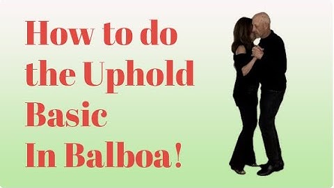 How to do the Uphold Basic in Balboa @ednalucero1 #balboadance #Balboadancelesson
