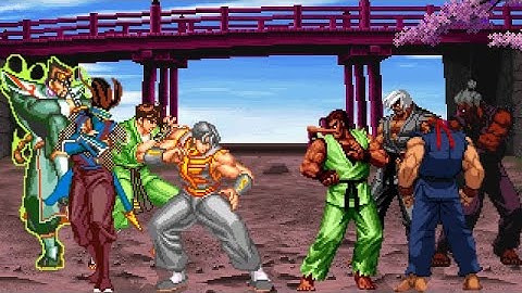 [KOF Mugen] Memorial | Super Breakers vs Super Street Fighters [ 4vs4 ]