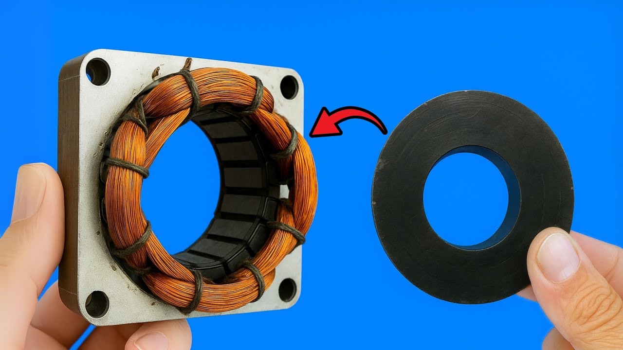 Просто поместите магнит в статор вентилятора! 😱 Вы не поверите результатам!