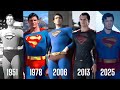 Superman Suit Evolution (1951–2025) | Every Superman Costume in Movies