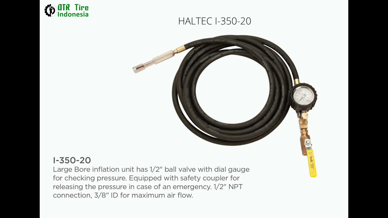 Tire Inflator Ban OTR dan TRUK Haltec
