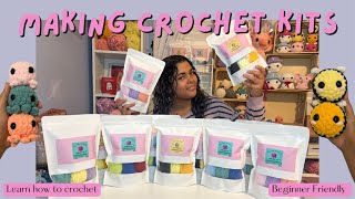 Crochet Kit Launch Day Yarn winding Kit assembly Joanns shopping trip