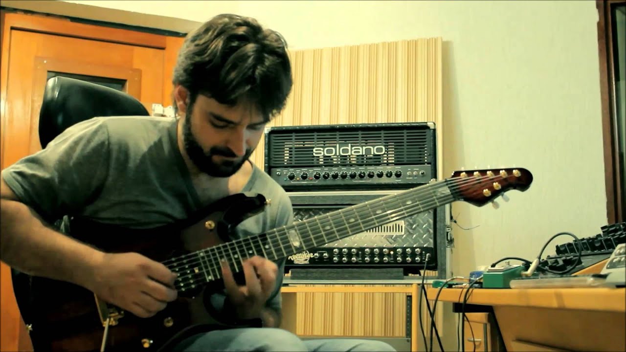 Recording guitar solo -  Iahweh 2013 - Tiago Mattos & Toninho de Marco
