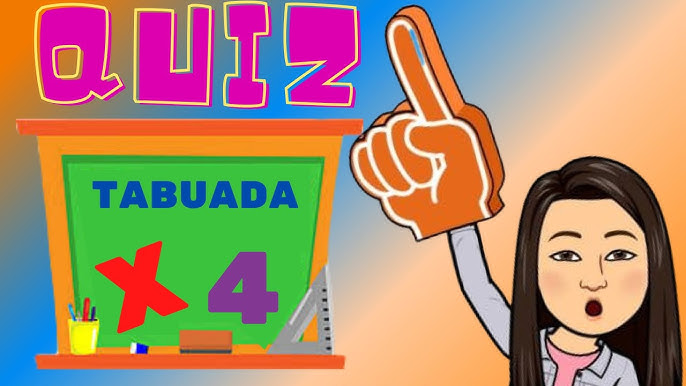 ➥ Quiz da Tabuada de Multiplicação Aleatória - Quiz de Matemática #3 