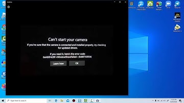 FIX: Can’t Start Camera In Windows 10 (0xA00F429F)