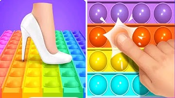 ✔️POP it Fidget🆚Fidget Run✔️Max Level trailer all gameplay android ios mobile gaming Full newUpdate