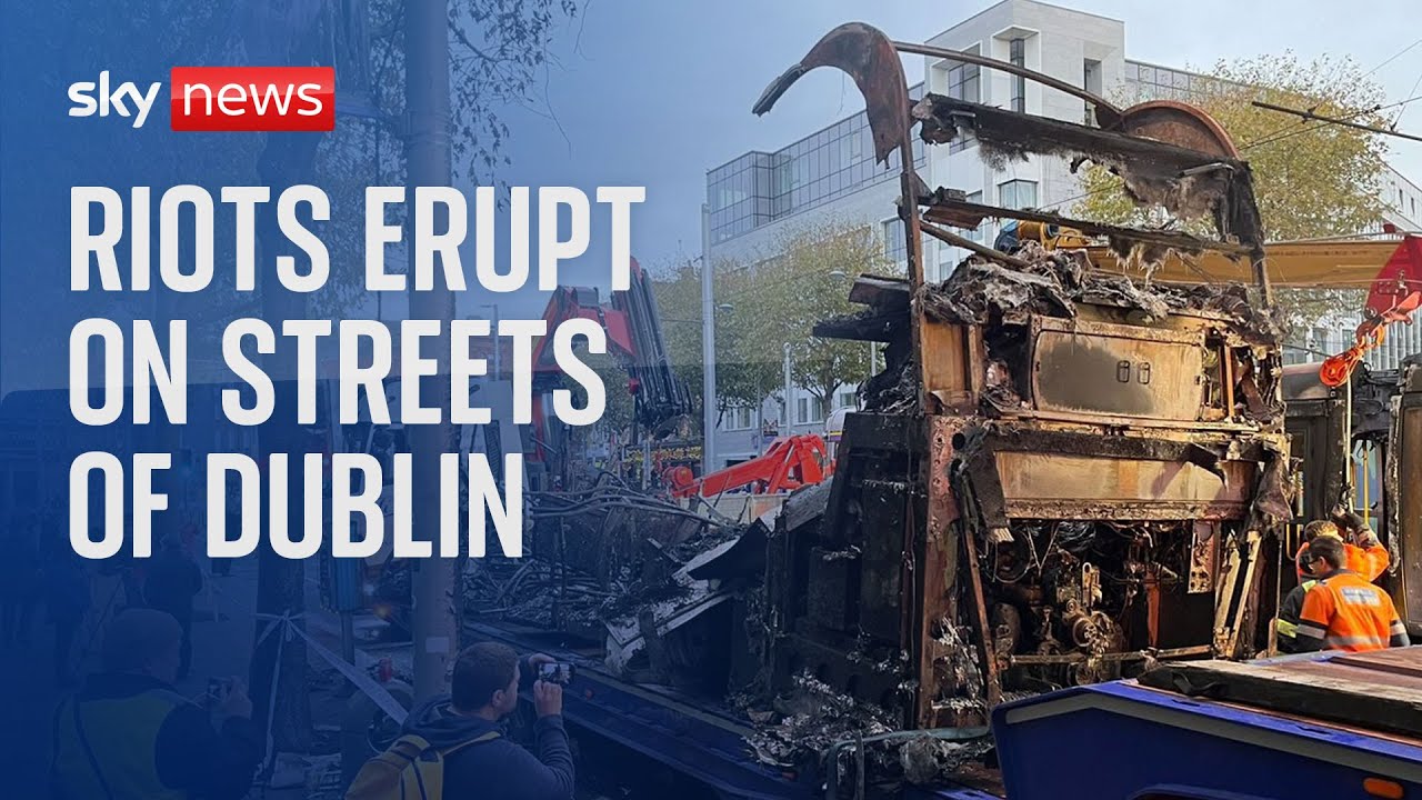 Dublin riots: Dozens Arrested During Violent Protests Following Stabbing Incident