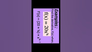 Differentiation Example - EASY LEARNING