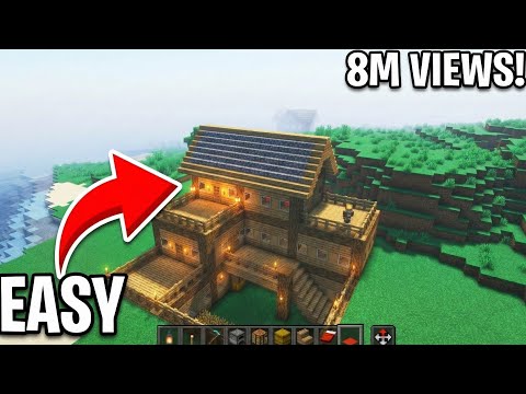 I Built the VIRAL 8 Million View Minecraft House! (Easy Starter