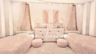 ROBLOX BLOXBURG: Twin Bedroom | housebuild ♡