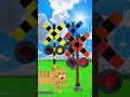 【踏切アニメ】ねこふんじゃった #Shorts Railroad crossing animation