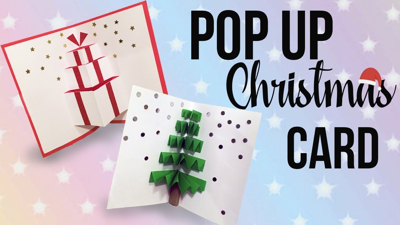 Pop Up Christmas Card - DIY - YouTube