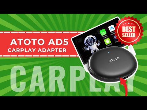 🔥ATOTO CARWAVE AD5 – 2-in-1 Wireless CarPlay & Android Auto