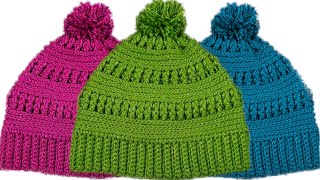 Crochet Beanie for Girl and Boy (Very easy) Autumn  Winter