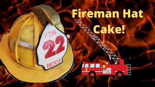 Fireman Hat Cake!