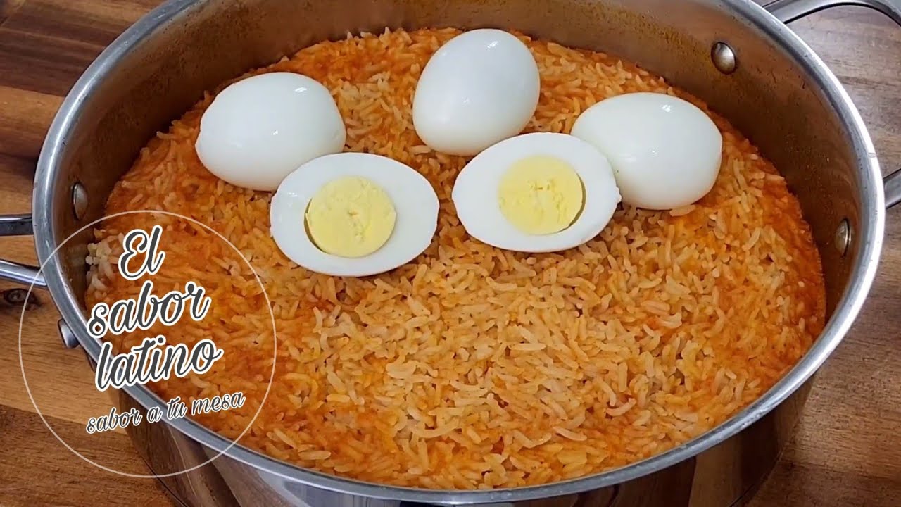 🔴Como Hacer Arroz Rojo Mexicano ¡RIQUISIMO! -El sabor latino