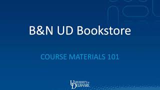 Course Materials 101
