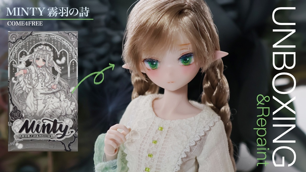 Unboxing & Repaint | COME4FREE MINTY Poem of Mist Feather | Blind