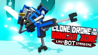 UNSTOPPABLE Kick Only CHALLENGE! - Clone Drone In The Danger Zone Gameplay