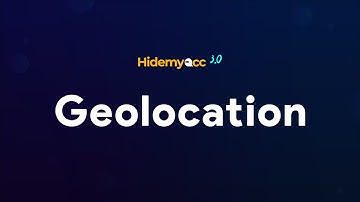 Hidemyacc 3.0 | How to set up geolocation for your profiles