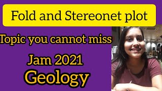 Topic you cannot miss for Jam 2021 geology Fold and stereonet plots JAM|GATE|NET Geology