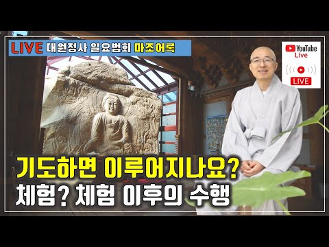 [마조35] 기도하면 이루어지나요? 기복불교 졸업하기, 체험? 체험 이후! 참된 수행