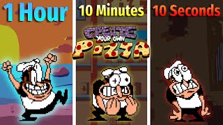 making a Pizza Tower Level in 1 Hour, 10 Minutes, 10 Seconds