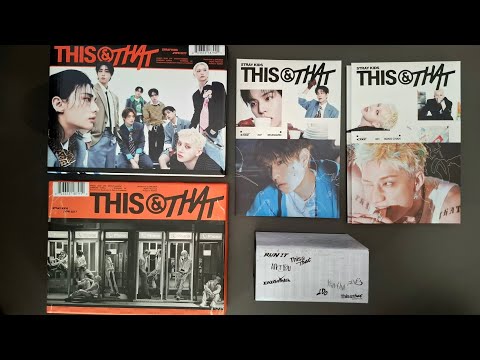 unboxing stray kids album THIS & THAT ⋆. ୨୧˚ - YouTube