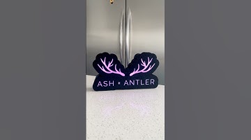 Our first custom light box! 🤙🏻 #3dprinting #lightbox #bambulab