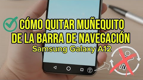 How to remove the thumbnail from the navigation bar | Accessibility icon | Samsung Galaxy A12 | 2025
