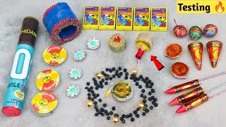 Different Types of Diwali Patakhe Experiment and Testing Fireworks Bidi Bum Fun