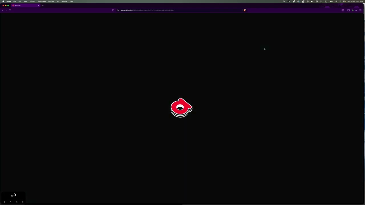 Screen Recording 2025 07 26 at 11 50 32 PM – ArDrive Share Link Functional