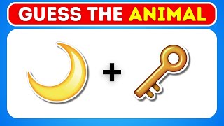 Guess the Animal By Emoji | Easy, Medium, Hard Levels Quiz | Emoji Quiz