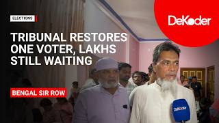 Bengal Elections 2026 First Bengal Voter Restored By Tribunal Amid Sir Row Dekoder