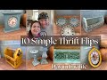 10 Simple Home Decor Thrift Flips for resale - day in the life - reselling for profit