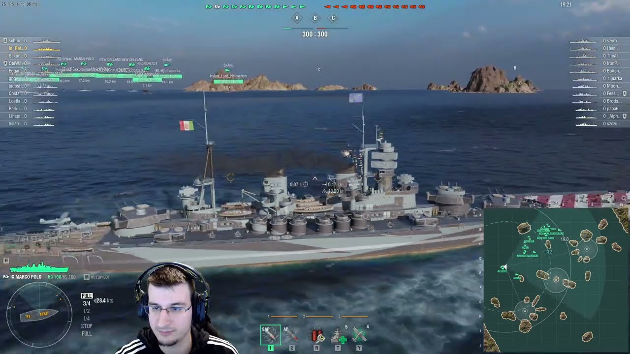 Marco Polo's 1st voyage - World of Warships