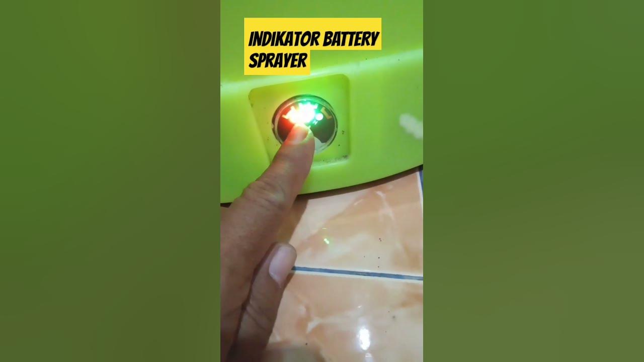 Indikator battery sprayer #shorts