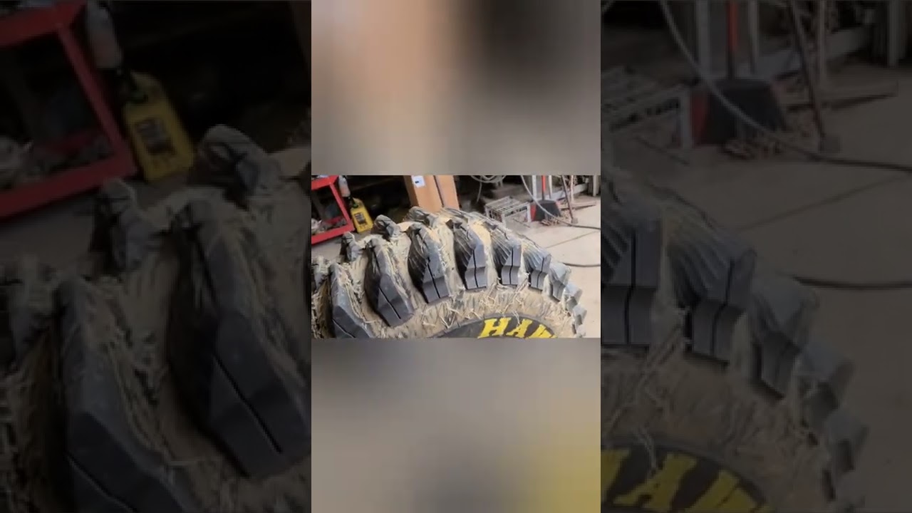 mounting a 44" tire by hand