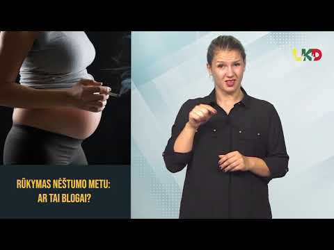 Video: Nėštumas Ir Rūkymas - Sveikatos Linija