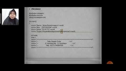 UAS Proyek akhir Algoritma & Pemrograman (Bulan Perwiranegoro 2001052006)