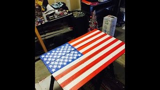 American Flag Pallet DIY Project by Oh Hey It's Billy 40,874 views 9 years ago 2 minutes, 32 seconds